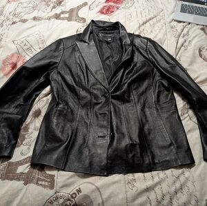 Women's Black Leather Jacket